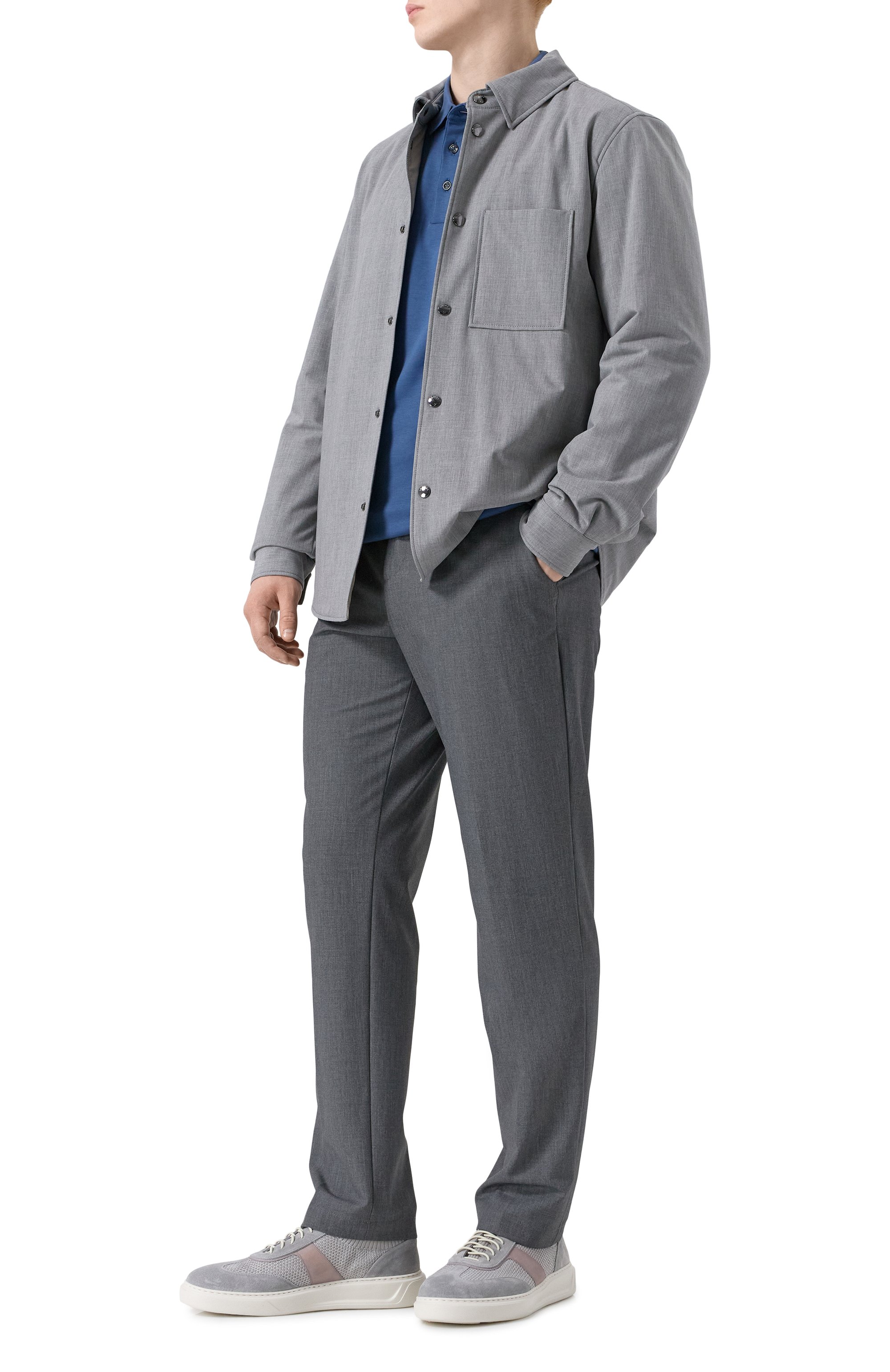 Хлопковое поло BOSS, арт. 50468392, фото 2