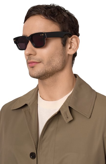 Женские солнцезащитные очки VINTAGE FRAMES, арт. B0WIE BLACK AND CLEAR/BLACK