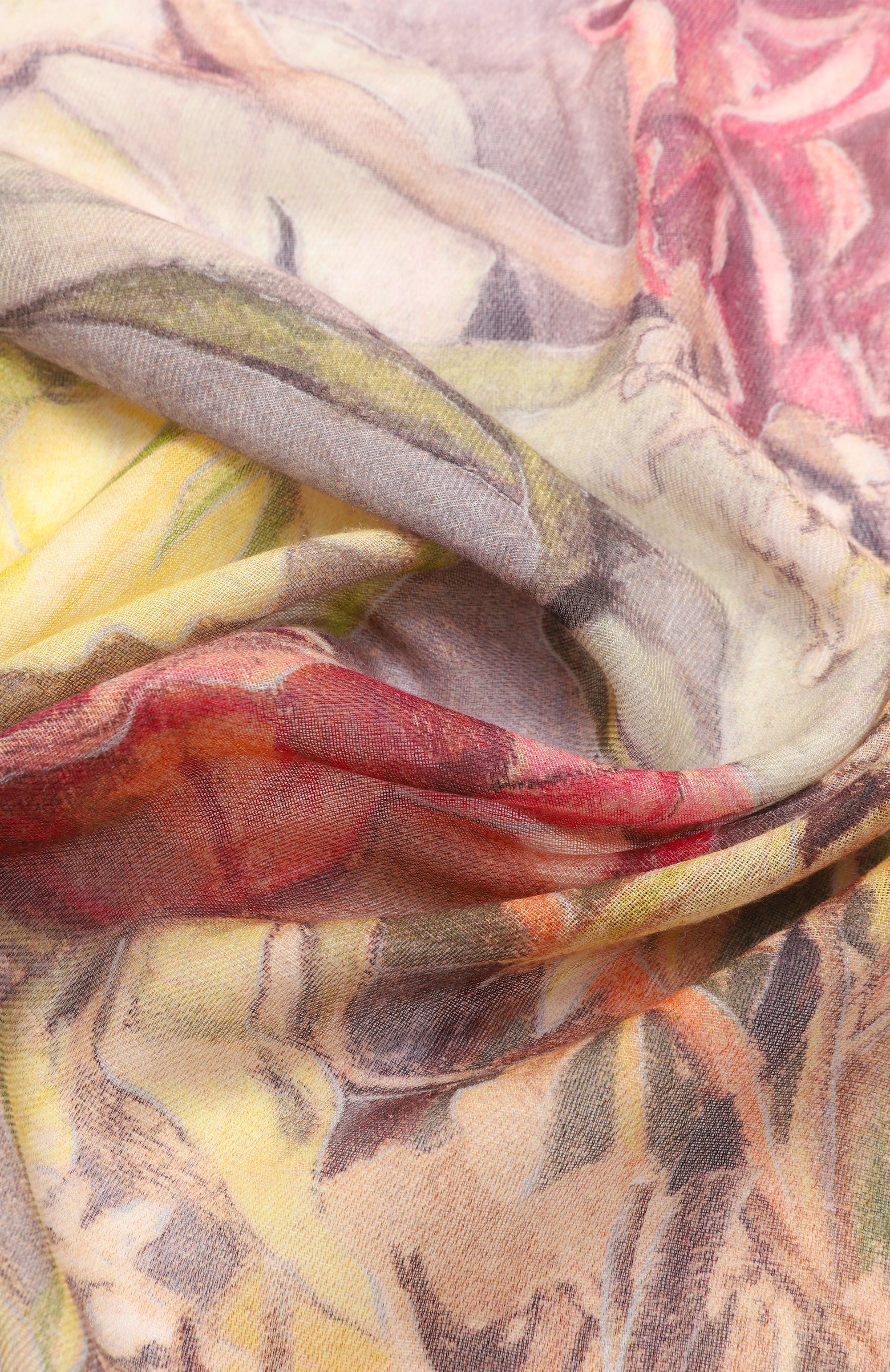 Шаль брабантские кружева из кашемира и шерсти GOURJI, арт. 91123755/6285117, фото 3