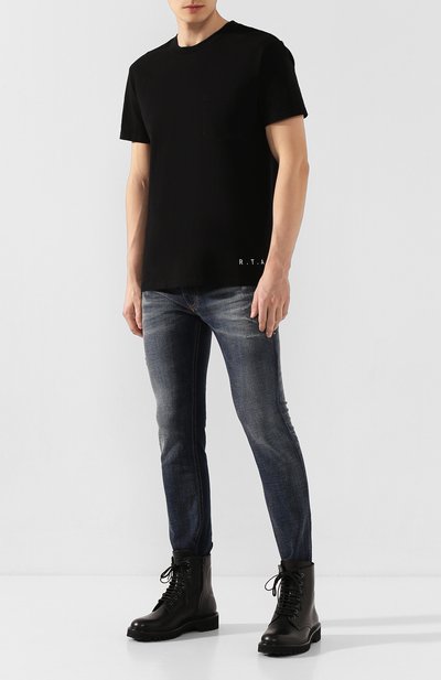 Хлопковая футболка RTA, арт. MH994-48GLBK, фото 2