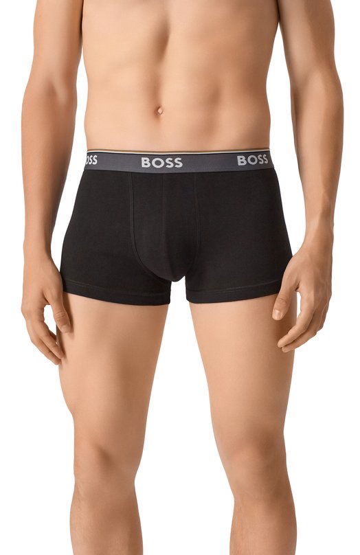 Комплект из трех боксеров BOSS 50531701 Чёрный  50531701 Фото 4