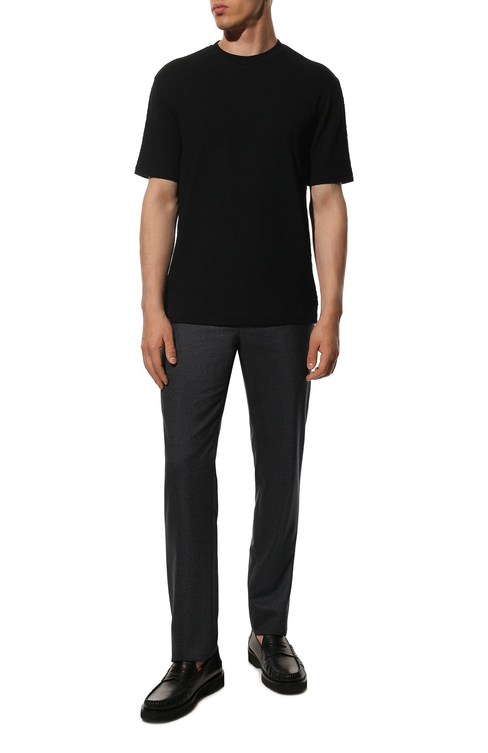 Футболка из вискозы и кашемира GIORGIO ARMANI, арт. 6LSM78/SJRVZ, фото 2