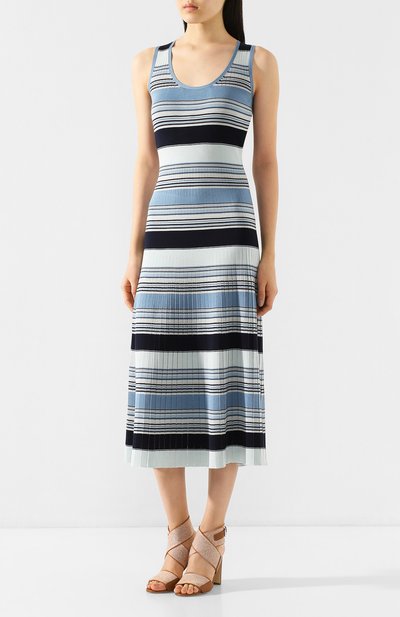 Платье из смеси шелка и хлопка LORO PIANA, арт. FAI9430, фото 3