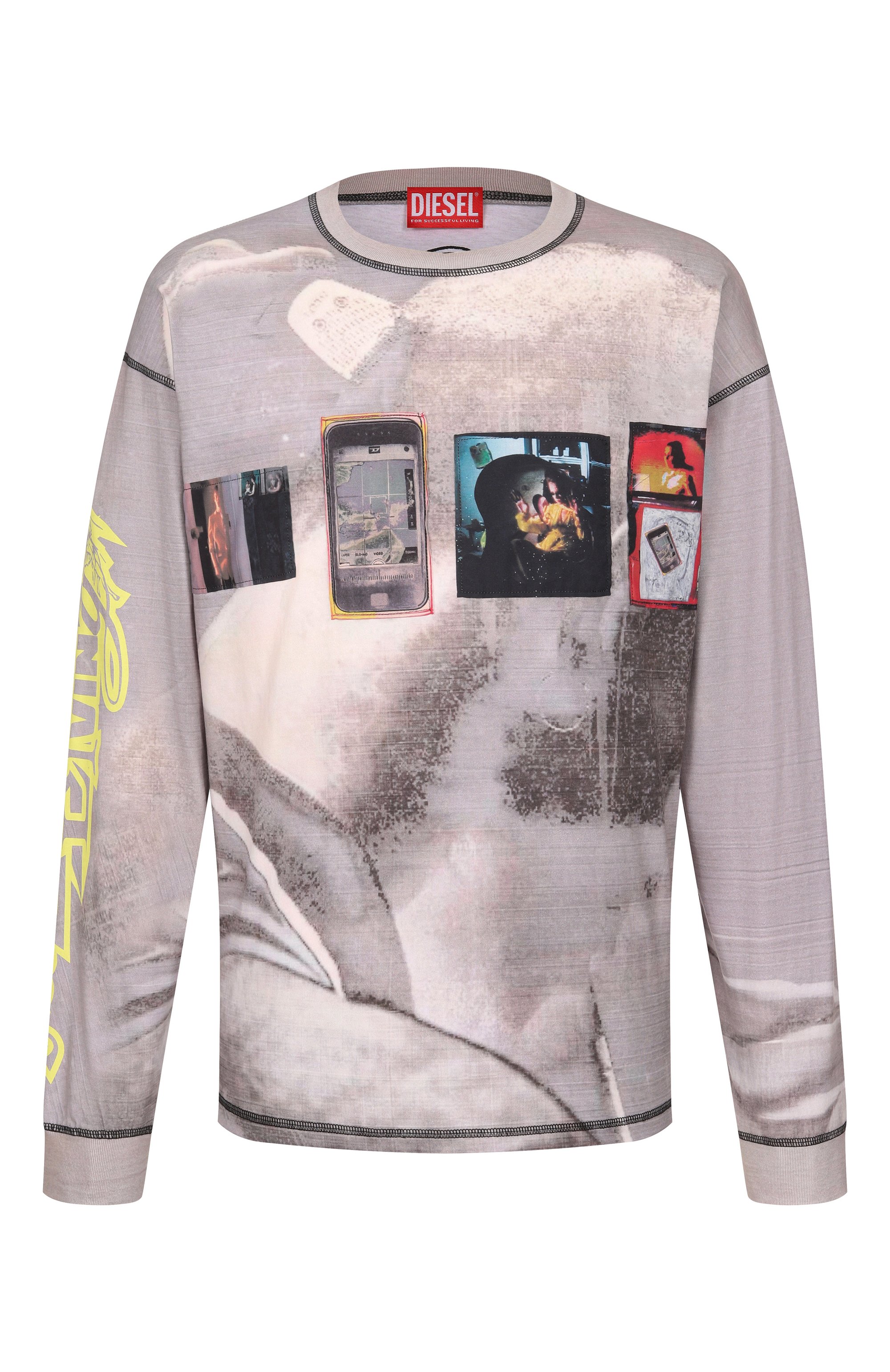Хлопковый лонгслив DIESEL, арт. A20431/0EPCD, фото 1