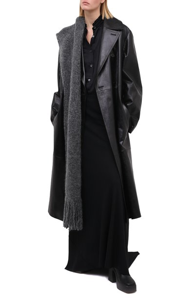 Шерстяная юбка ANN DEMEULEMEESTER черного цвета по цене 98500 руб., арт. 2002-1750-P-170-099, фото 3 Шерстяная юбка ANN DEMEULEMEESTER, арт. 2002-1750-P-170-099, фото 3