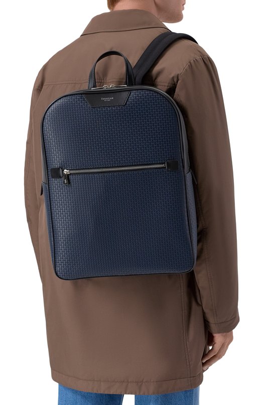 Рюкзак Serapian Milano SRSTSMLL700631D Синий  SRSTSMLL700631D Фото 2