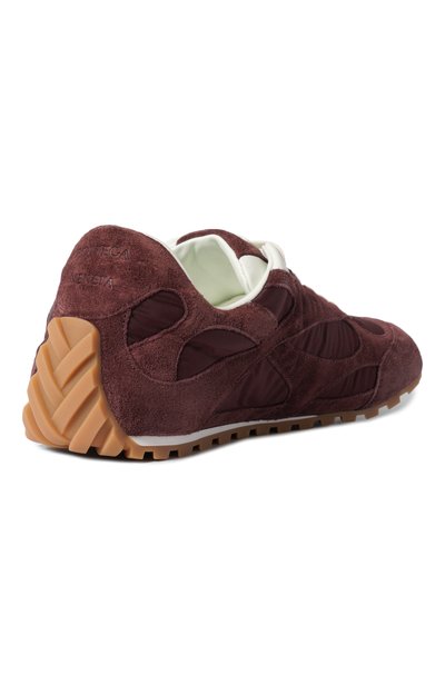 Комбинированные кроссовки orbit flash BOTTEGA VENETA бордового цвета по цене 104500 руб., арт. 867921/V3MS2, фото 4 Комбинированные кроссовки orbit flash BOTTEGA VENETA, арт. 867921/V3MS2, фото 4