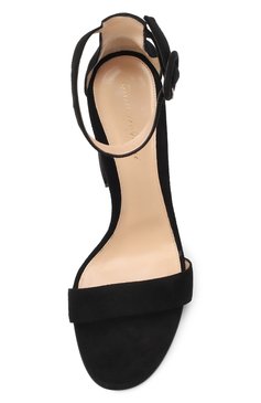 Замшевые босоножки versilia 100 GIANVITO ROSSI, арт. G60379.00RIC.CAMNER0, фото 4