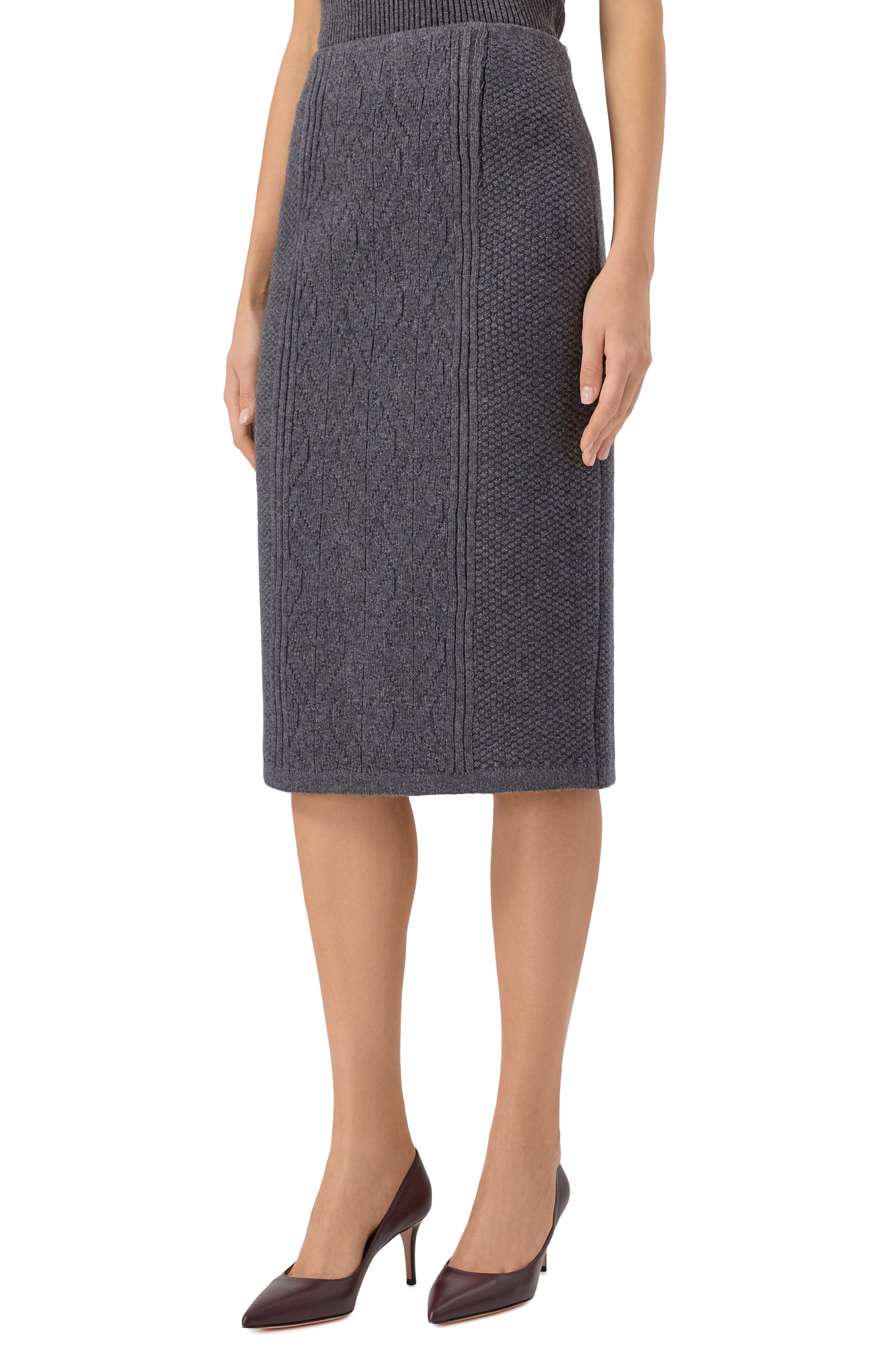 Юбка из шерсти и кашемира FREEAGE, арт. W26.SK120.2030.991, фото 3