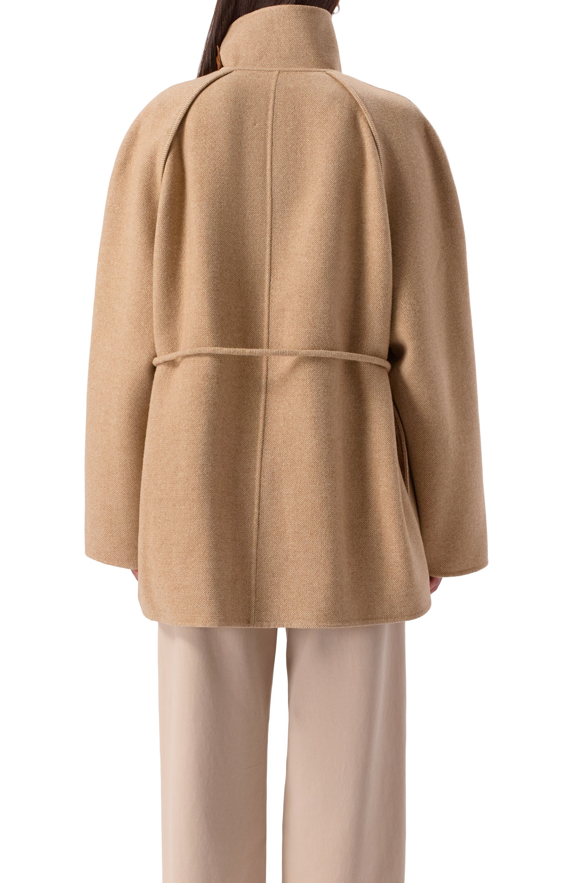 Шерстяное полупальто LE17SEPTEMBRE, арт. LS2579CT003EBE, фото 4