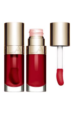 Масло-блеск для губ lip comfort oil, 03 cherry (7ml) CLARINS  цвета, арт. 80084589 | Фото 2 (Региональные ограничения белый список (Axapta Mercury): Не проставлено; Нос: Не проставлено; Финишное покрытие: Блестящий)