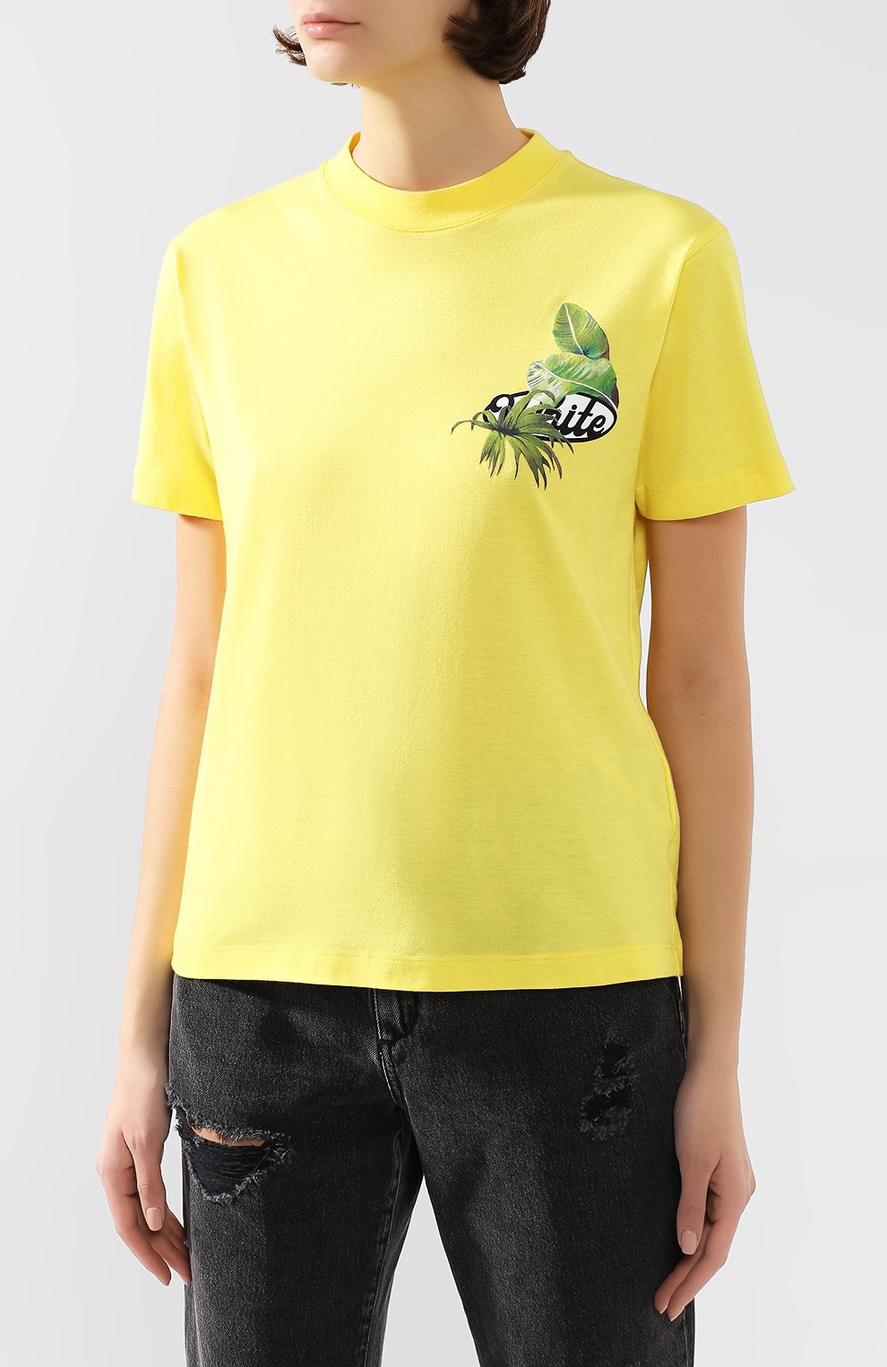 Хлопковая футболка OFF-WHITE, арт. 0WAA049F19F290536010, фото 3