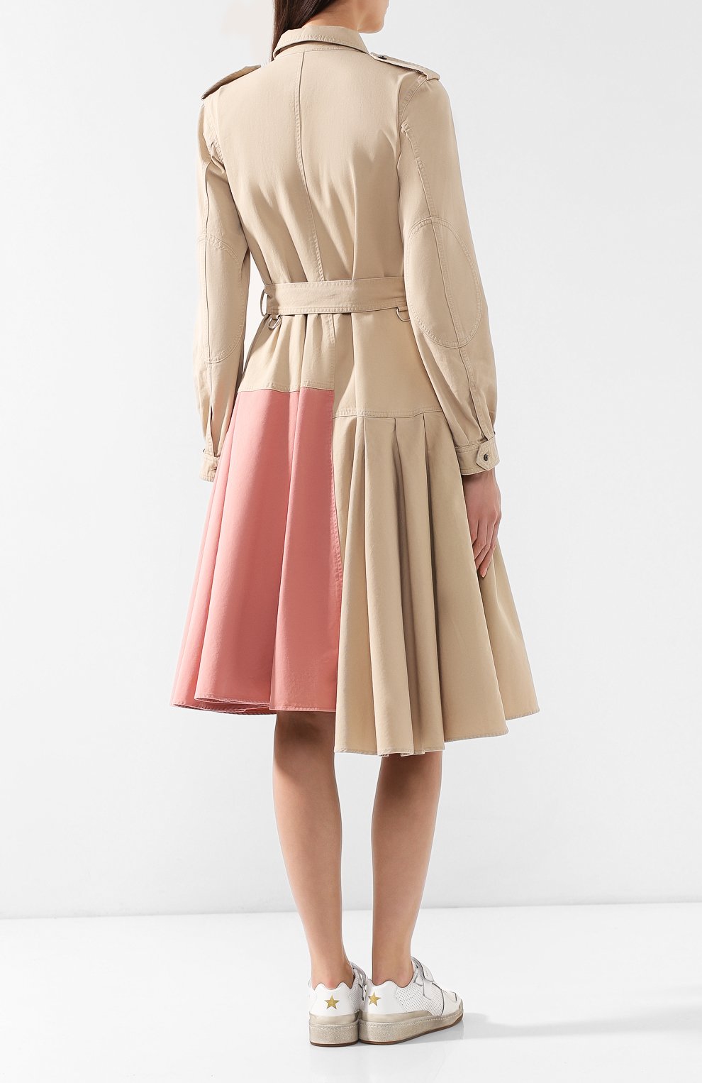 Хлопковое платье JW ANDERSON бежевого цвета по цене 73250 руб., арт. DR08919A 189/130, фото 4 Хлопковое платье JW ANDERSON, арт. DR08919A 189/130, фото 4