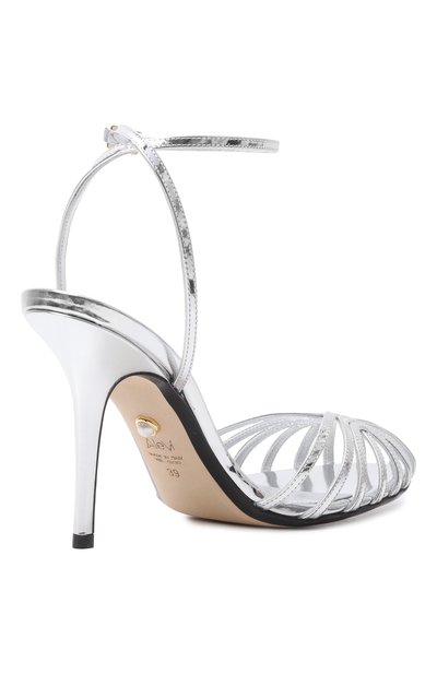 Кожаные босоножки blake 95 ALEVI MILANO, арт. L26SC003.R.0852601/MIRR0R LEATHER, фото 5