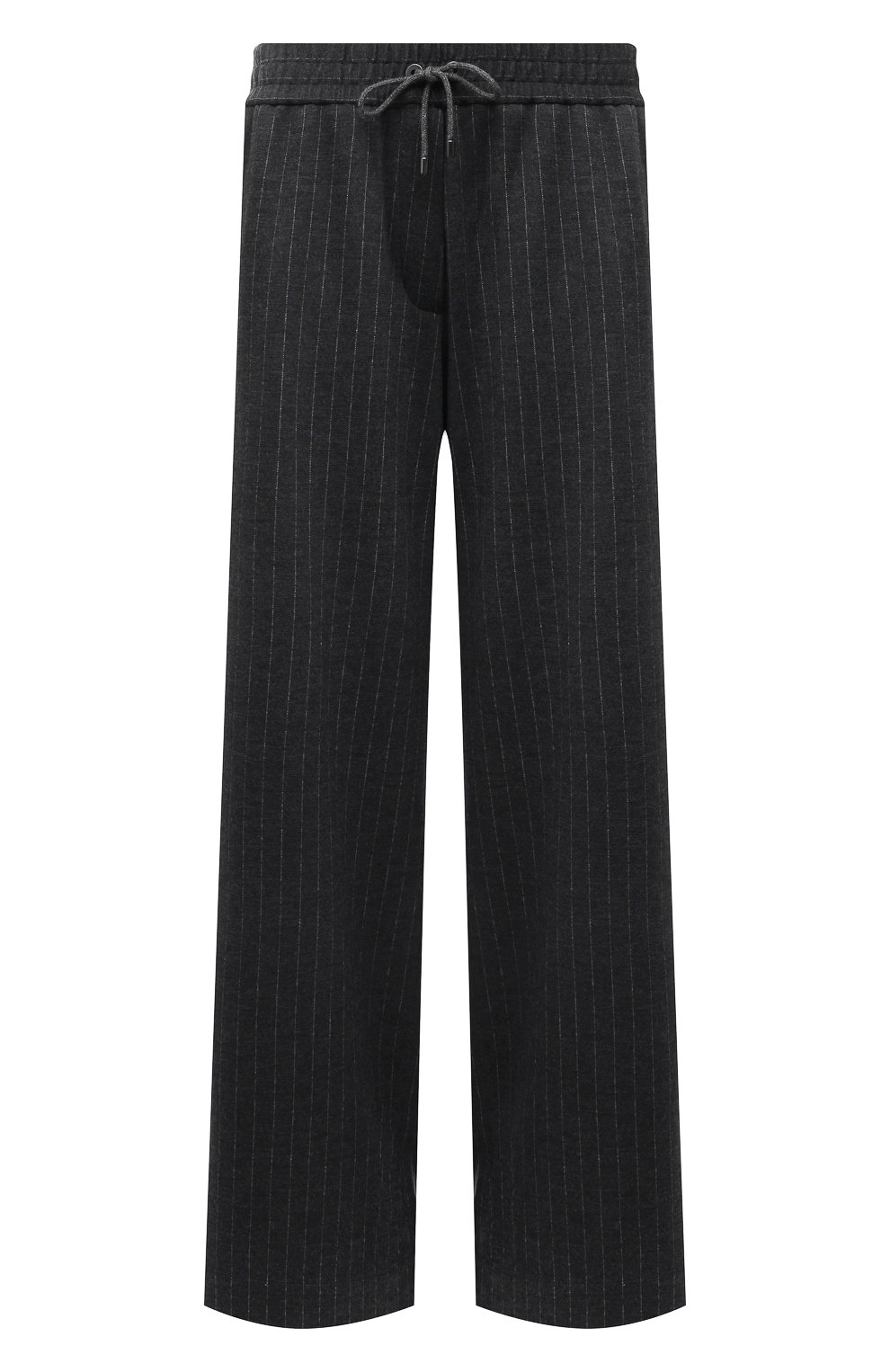 Брюки из шерсти и хлопка BRUNELLO CUCINELLI серого цвета по цене 152500 руб., арт. MA179SR589, фото 1 Брюки из шерсти и хлопка BRUNELLO CUCINELLI, арт. MA179SR589, фото 1