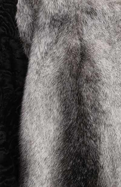 Шуба из �норки и каракуля KITON, арт. D40687U/4L03, фото 5
