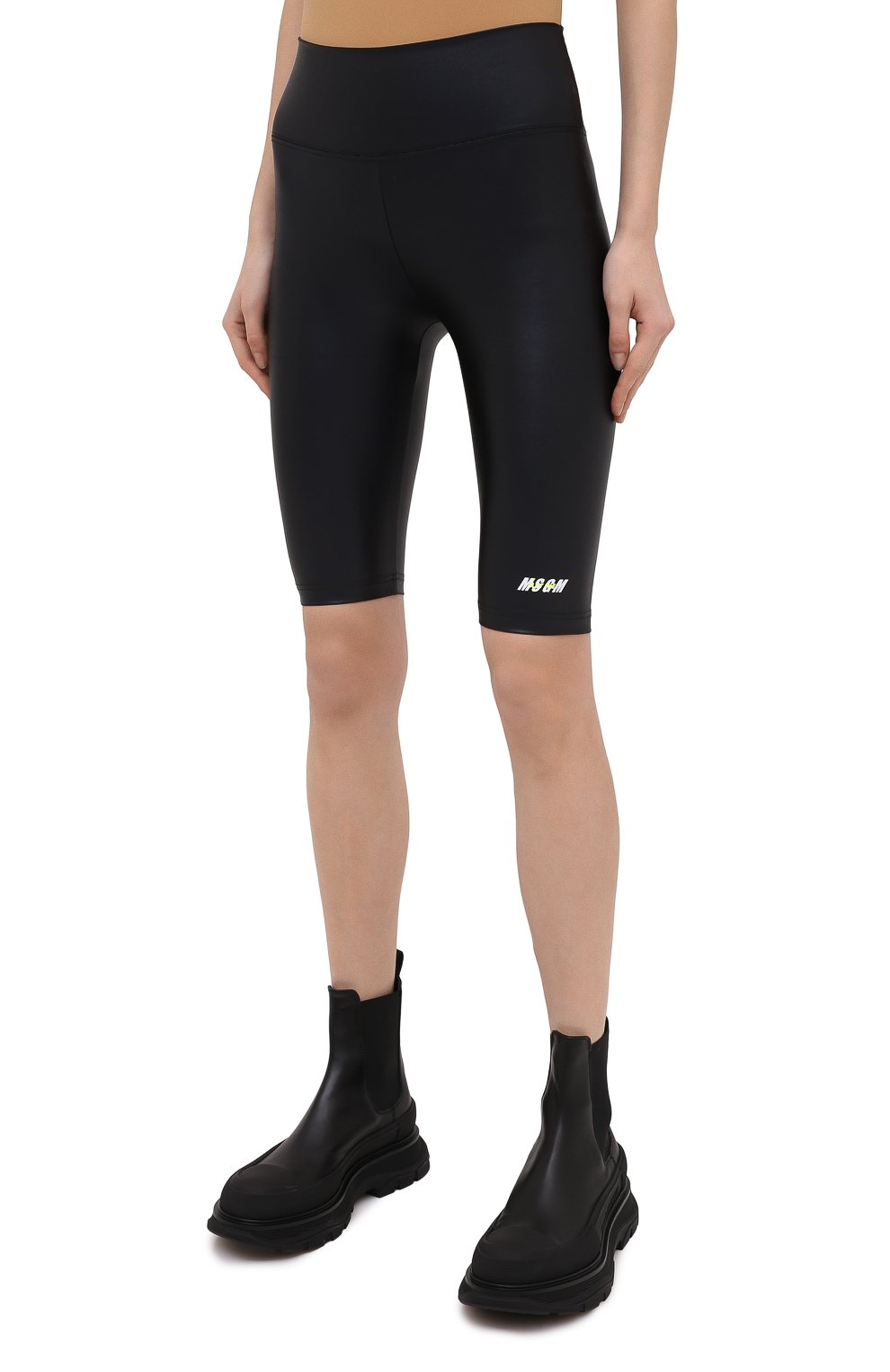 Шорты MSGM черного цвета по цене 14400 руб., арт. 2945MDB01 207703, фото 3 Шорты MSGM, арт. 2945MDB01 207703, фото 3