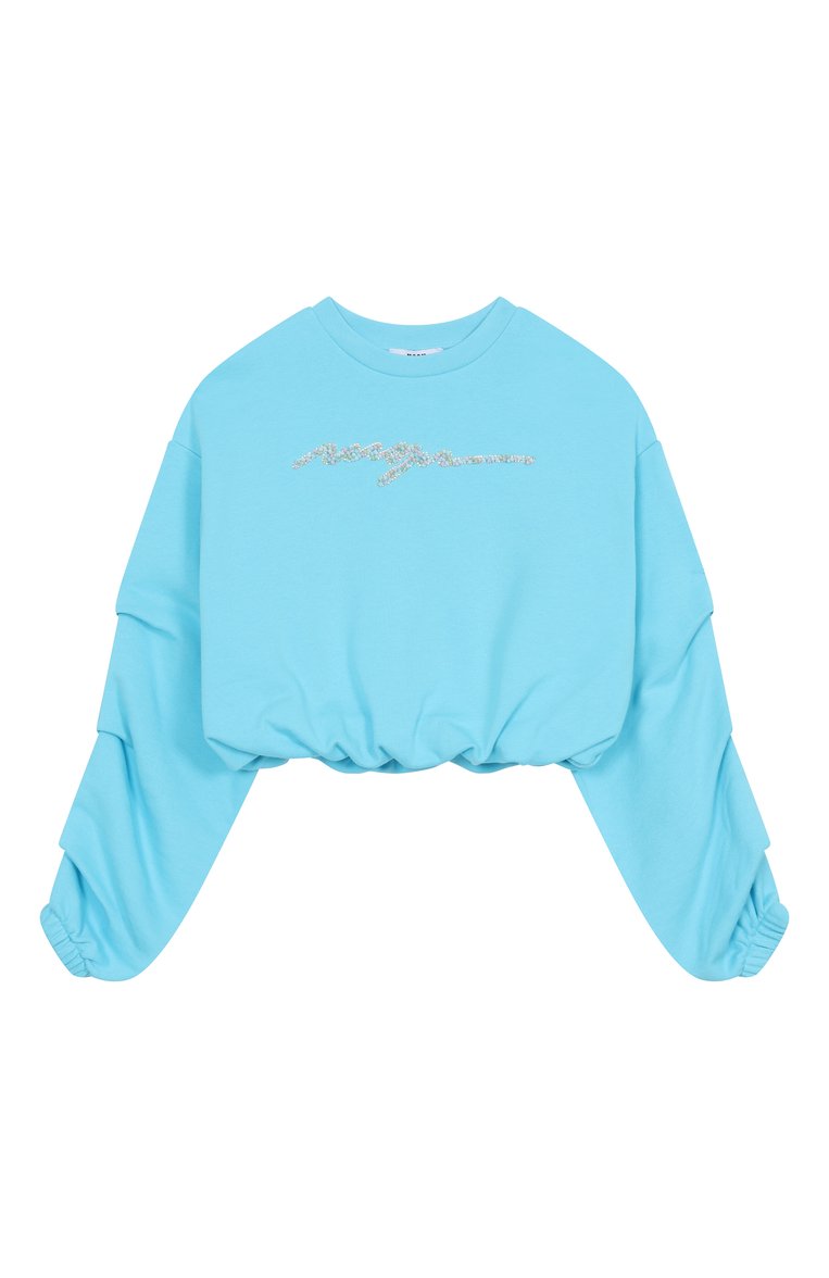 Хлопковый свитшот MSGM KIDS, арт. S5MSJGSW222, фото 1