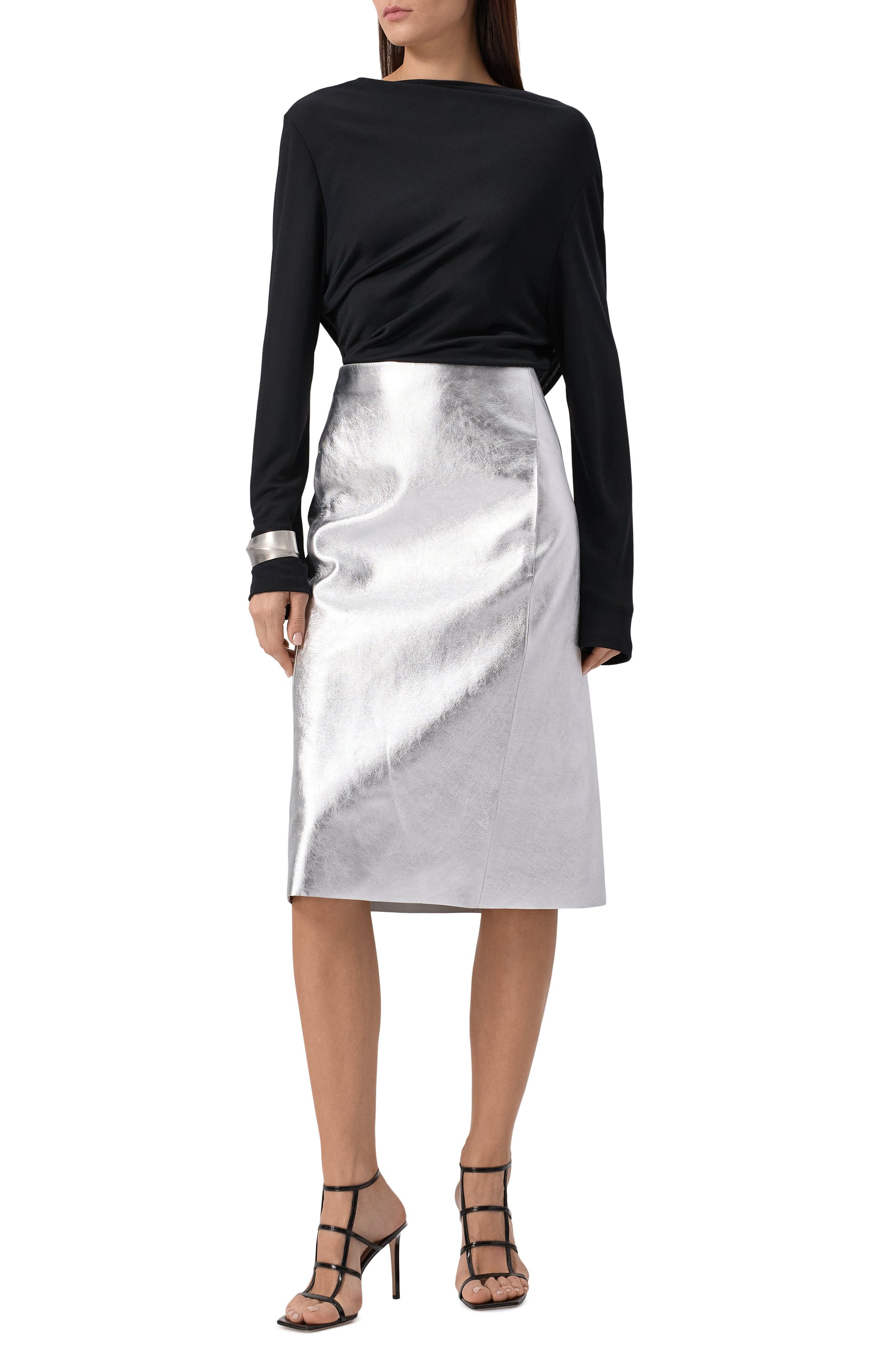 Кожаная юбка COLOR TEMPERATURE, арт. К-29/608, фото 2