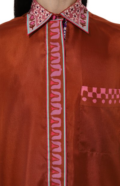 Атласная блузка ZIMMERMANN, арт. 8508TRS244, фото 5