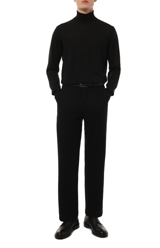 Шерстяная водолазка Corneliani 94M523-9425126 Чёрный  94M523-9425126 Фото 2