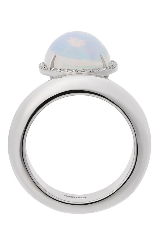 Кольцо с белым опалом и топазами Moonka OPL-925SL-RG00-OPL Серебряный  OPL-925SL-RG00-OPL Фото 4