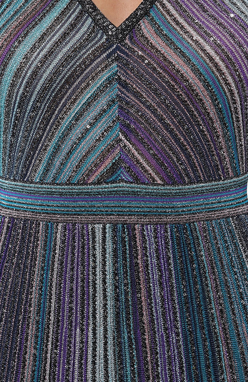 Платье с отделкой пайетками MISSONI разноцветного цвета по цене 227000 руб., арт. DS24WG1M/BK039E, фото 5 Платье с отделкой пайетками MISSONI, арт. DS24WG1M/BK039E, фото 5