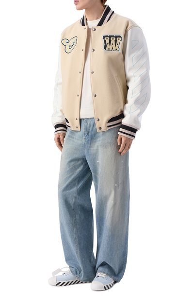 Текстильные кеды vulc OFF-WHITE, арт. 0MIA2APS26FAB001, фото 2