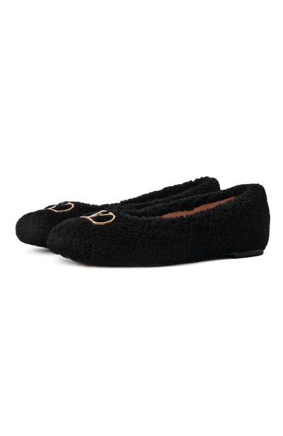 Женские текстильные балетки vlogo signature VALENTINO, арт. 9W2S0QC4/FWN