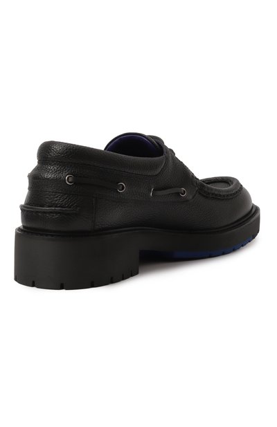 Кожаные топсайдеры raft BURBERRY, арт. 8101539, фото 5