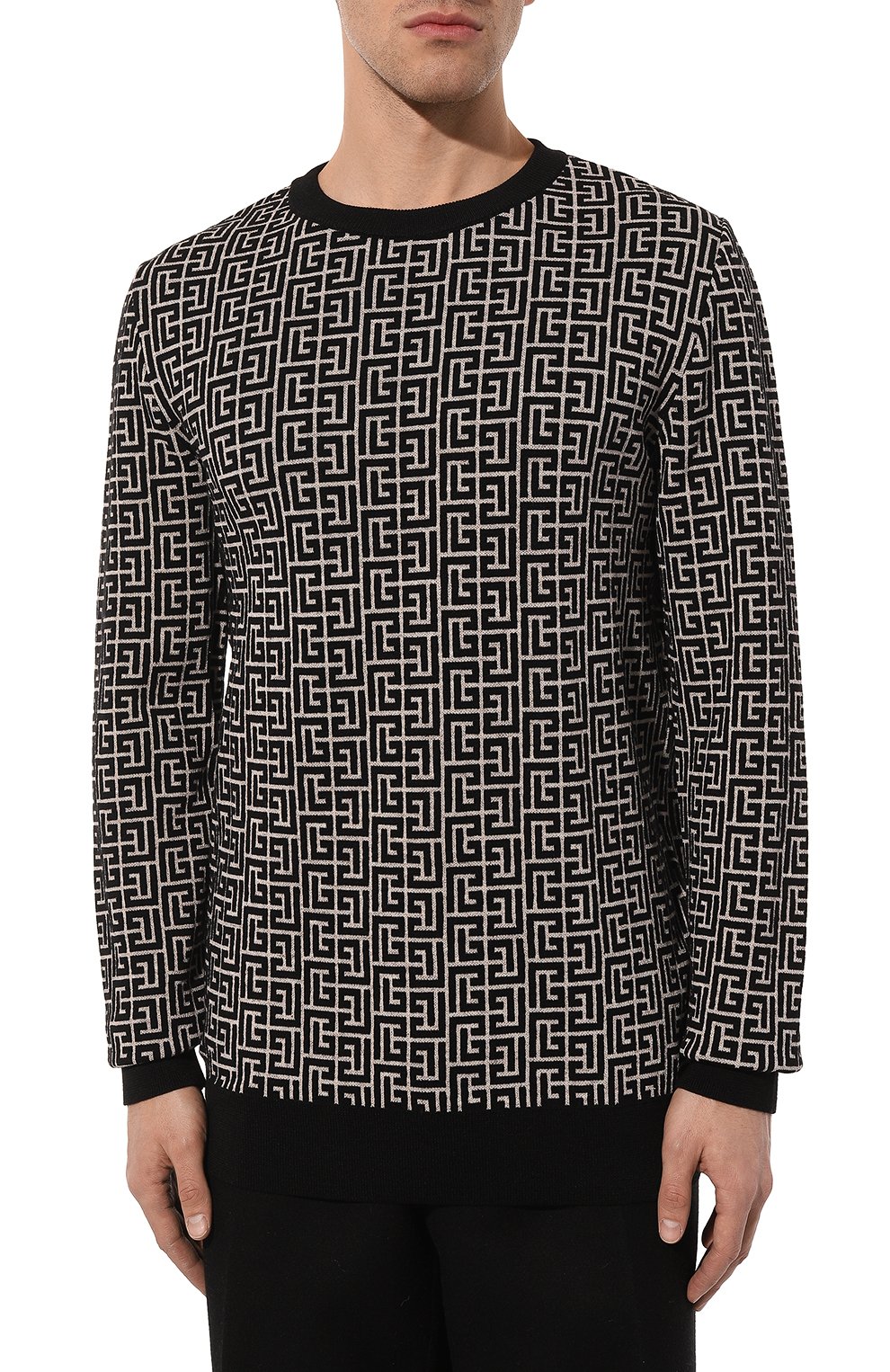 Джемпер из шерсти и льна BALMAIN, арт. VH0KD000K020, фото 3