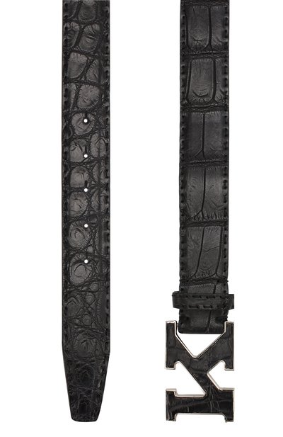 Ремень из кожи крокодила KITON, арт. USC20PN00102/CNIL, фото 2