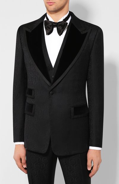 Шерстяной смокинг-тройка DOLCE & GABBANA, арт. GK5EMT/FJ2BN, фото 2