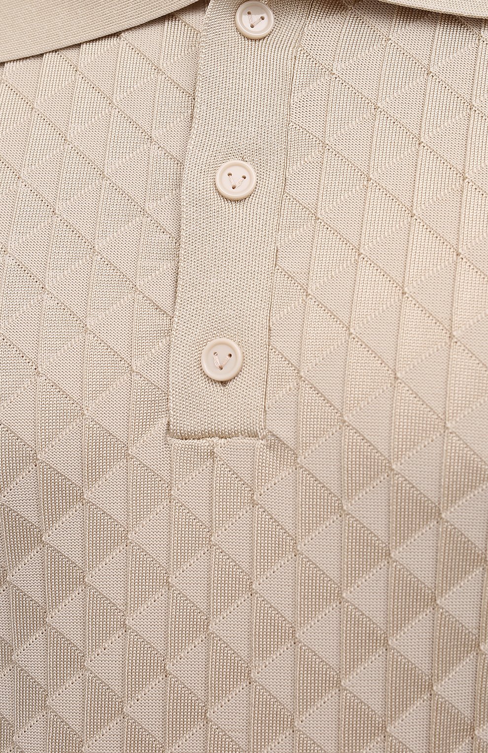 Шелковое поло BOTTEGA VENETA, арт. 682473/V1L00, фото 5