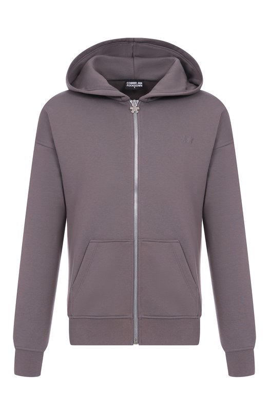 Хлопковая толстовка Comme des Fuckdown CFABM01862 Серый CFABM01862