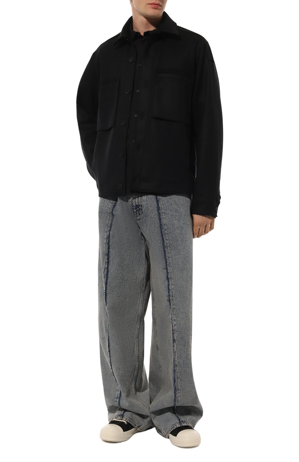 Шерстяная куртка-рубашка TRANSIT, арт. CFUTRYJ191, фото 2