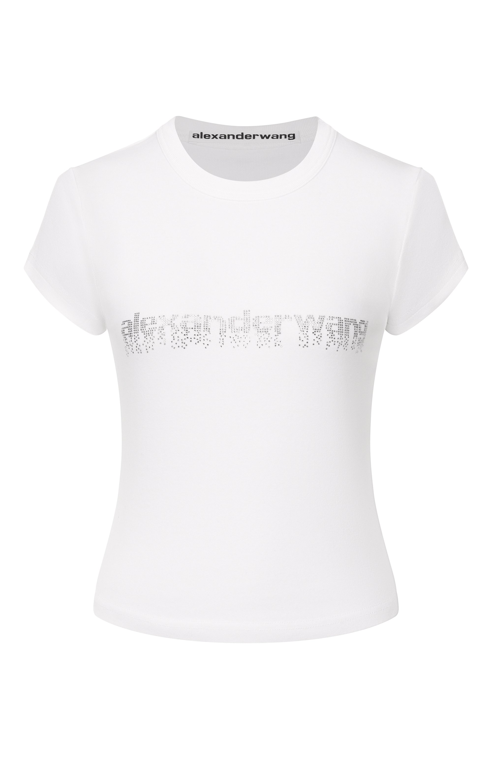 Футболка с отделкой стразами ALEXANDER WANG, арт. 1CC1261209, фото 1