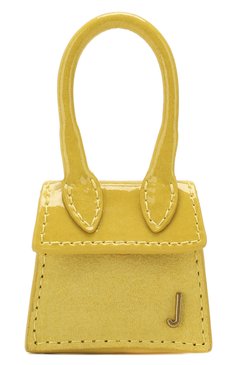 Женская сумка le petit chiquito JACQUEMUS желтого цвета, арт. 201AC18/60250 | Фото 1 (Ремень/цепочка: На ремешке; Материал: Натуральная кожа; Размер: mini; Сумки-технические: Сумки через плечо; Материал сплава: Проставлено; Драгоценные камни: Проставлено)