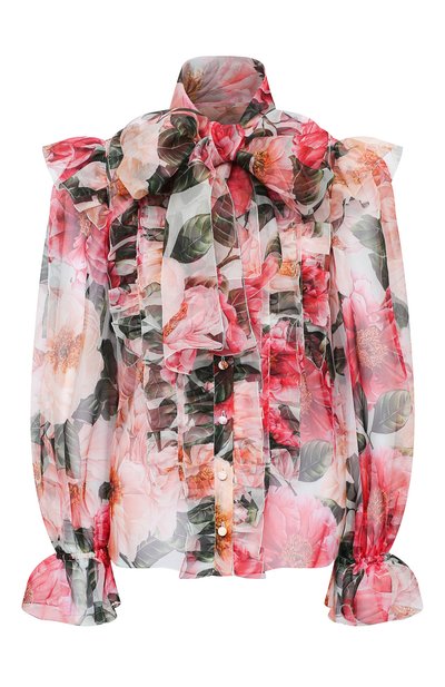 Шелковая блузка DOLCE & GABBANA, арт. F5L64T/IS1E1, фото 1