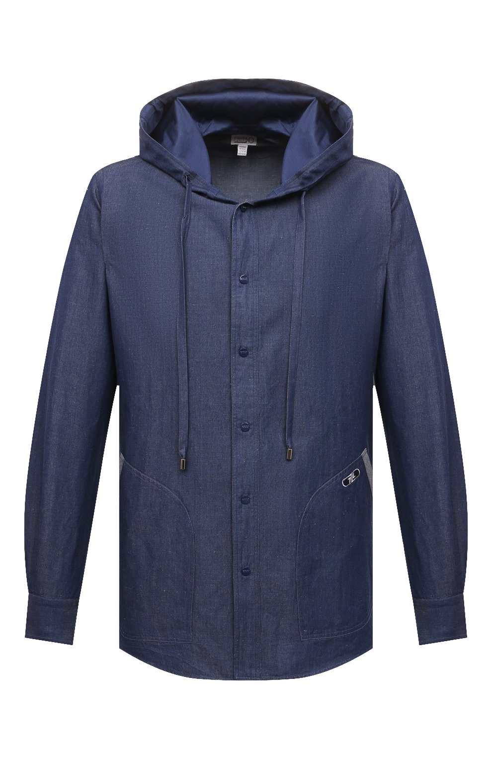 Рубашка из хлопка и льна ZILLI, арт. MFZ-7063-0001/0002, фото 1