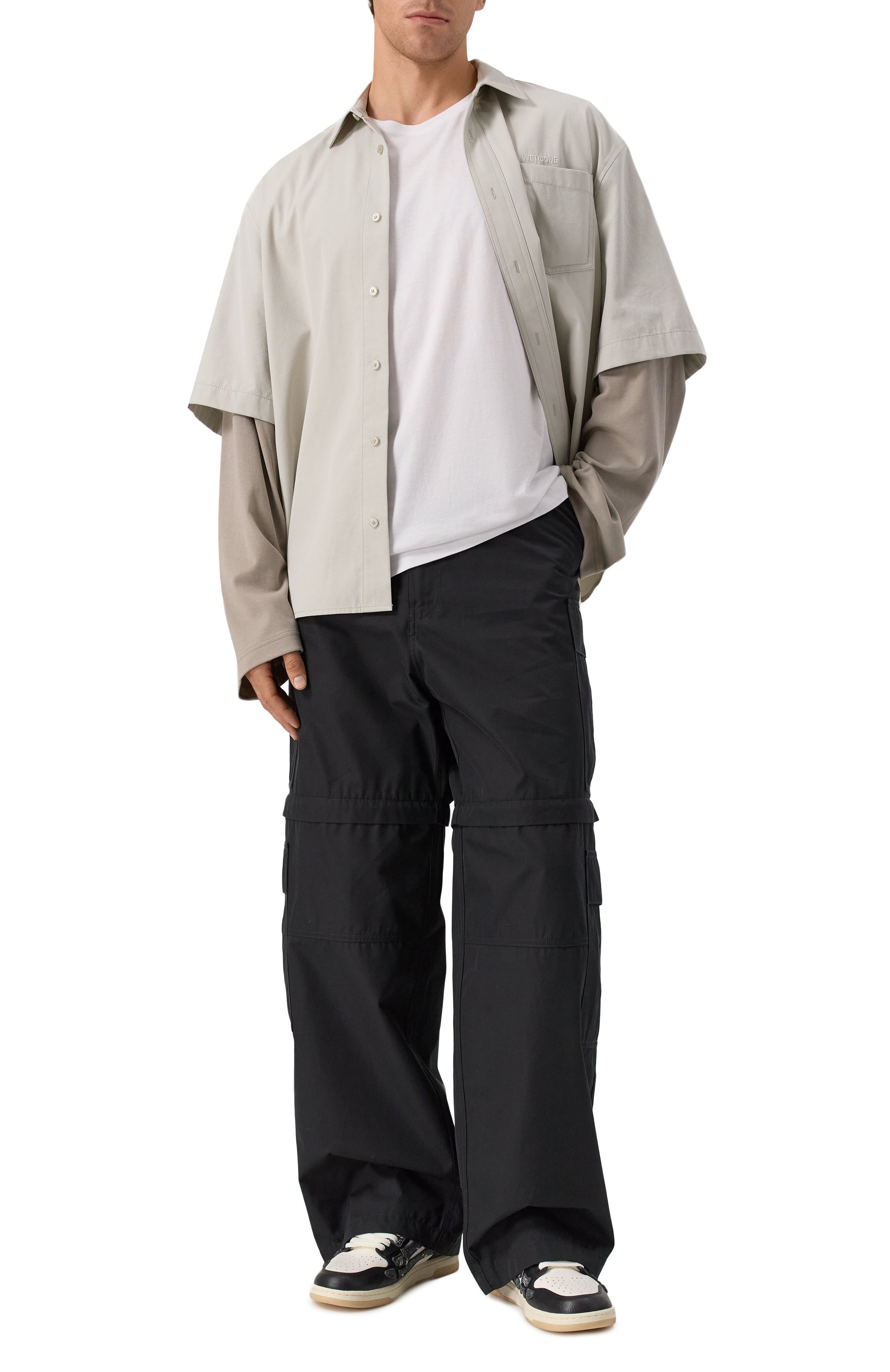 Кожаные кеды skel-top AMIRI, арт. AMF0SR1140, фото 2