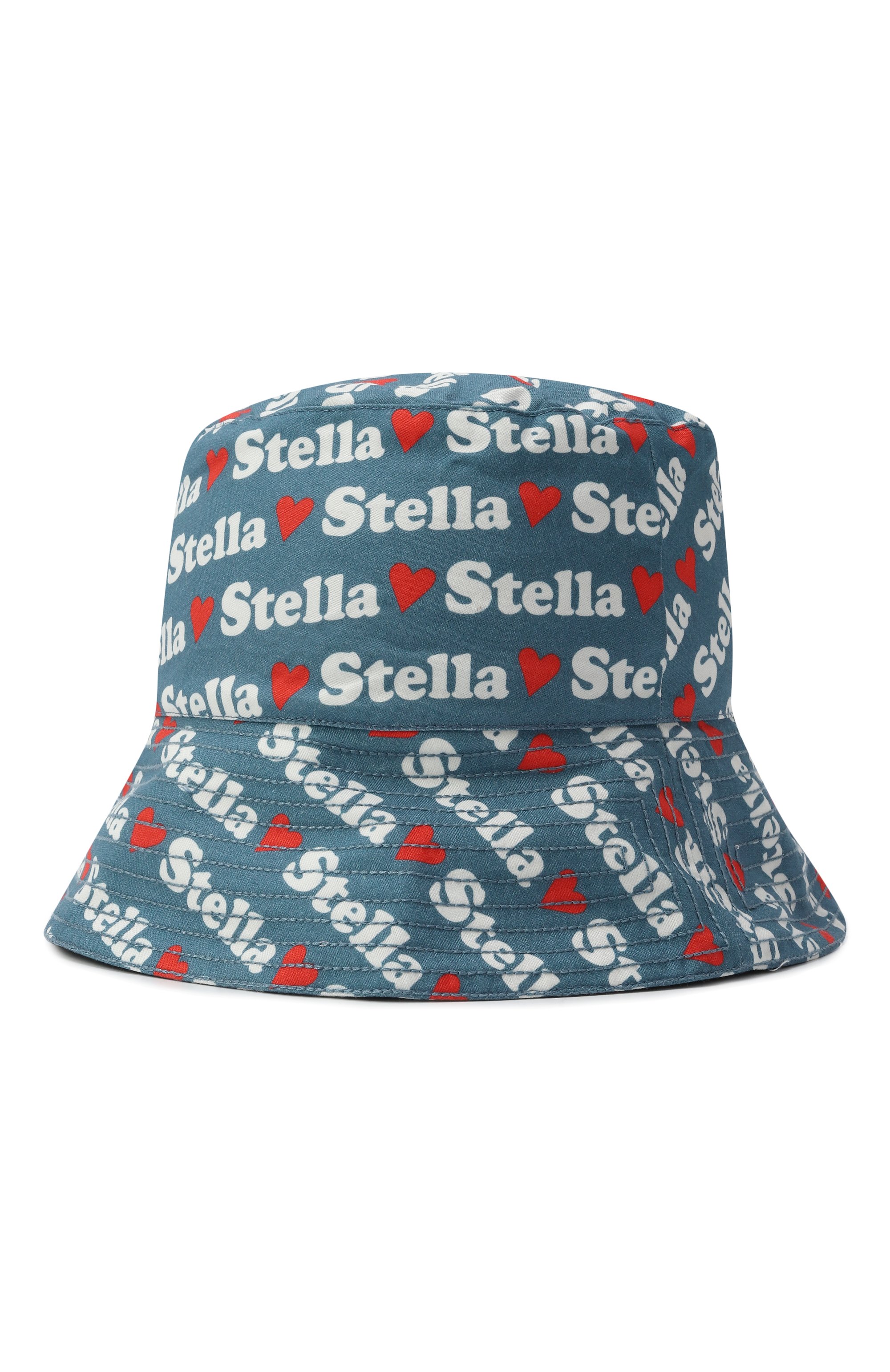 Хлопковая панама STELLA MCCARTNEY разноцветного цвета по цене 9595 руб., арт. TW0B27, фото 2 Хлопковая панама STELLA MCCARTNEY, арт. TW0B27, фото 2