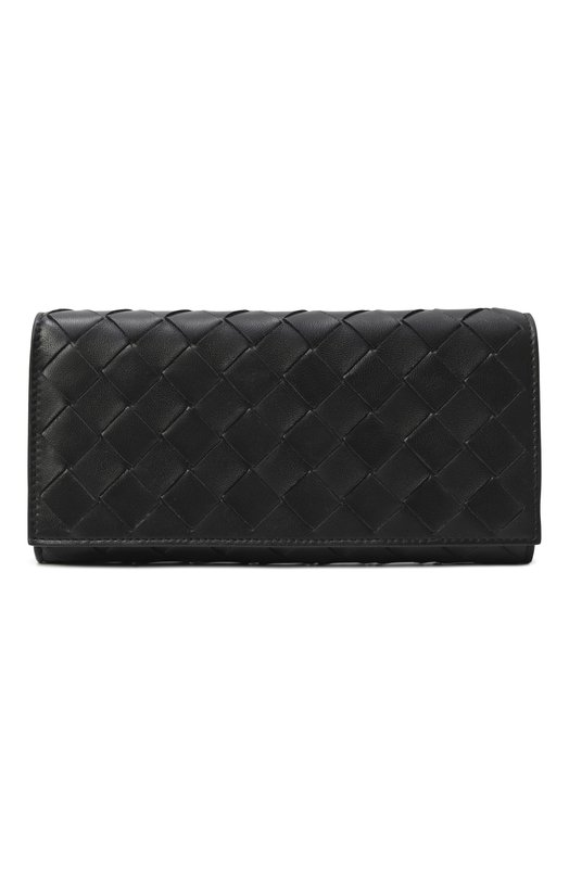Кожаное портмоне Bottega Veneta 814671/VCPP3 Чёрный 814671/VCPP3