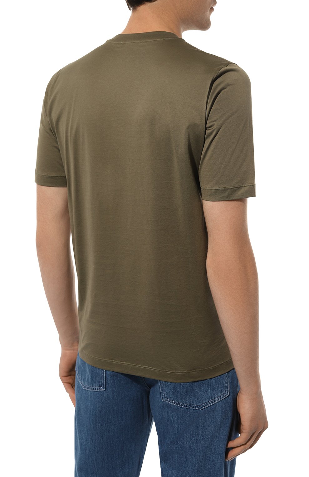 Хлопковая футболка ZILLI, арт. TSR001M0110VLIST0M, фото 4