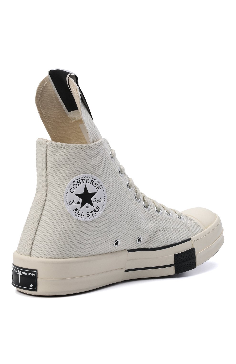 Текстильные кеды converse x rick owens drkshdw drkstar CONVERSE, арт. 172346, фото 5
