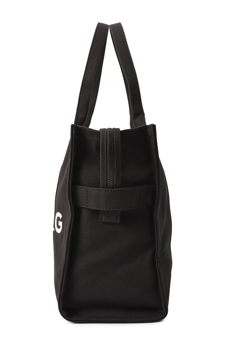 Женская сумка the tote bag large MARC JACOBS (THE) черного цвета, арт. M0016156 | Фото 4 (Сумки-технические: Сумки-шопперы; Материал: Текстиль; Размер: large; Материал сплава: Проставлено; �Драгоценные камни: Проставлено; Нос: Не проставлено)
