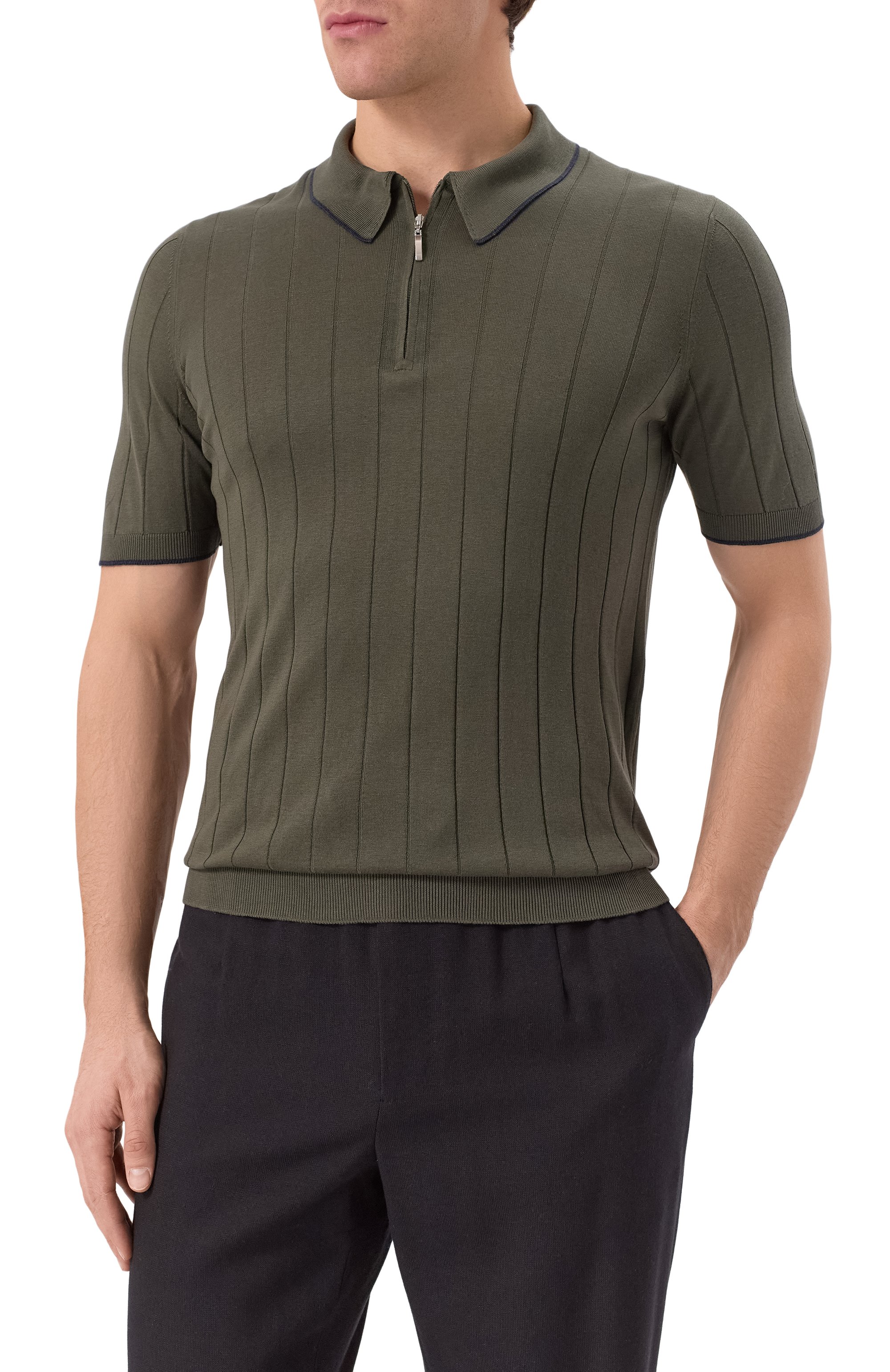 Шелковое поло GRAN SASSO, арт. 43128/23510, фото 3