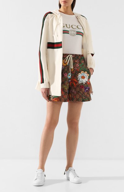Шорты GUCCI коричневого цвета по цене 57000 руб., арт. 605473/XJB9I, фото 2 Шорты GUCCI, арт. 605473/XJB9I, фото 2