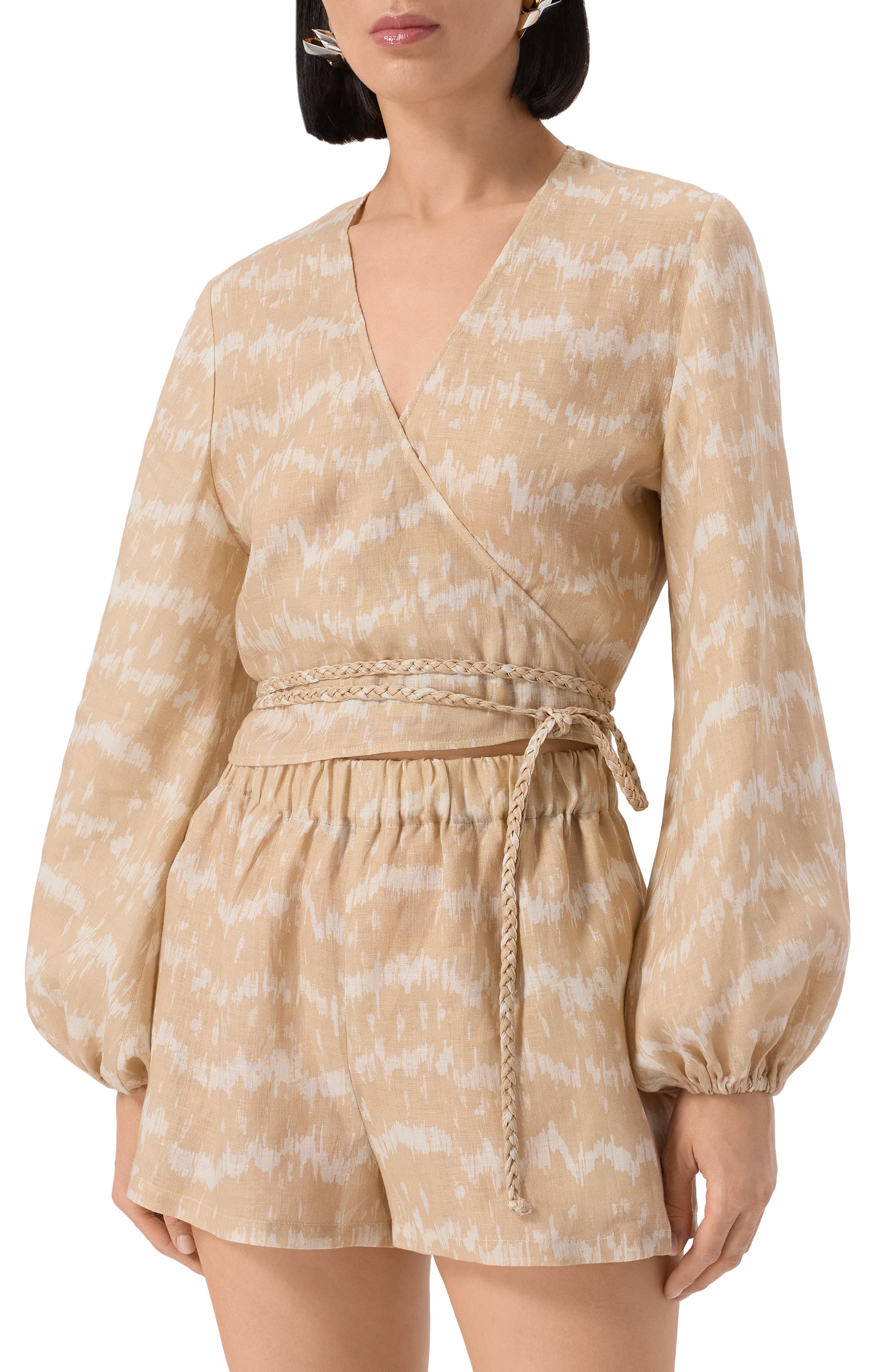 Льняная блузка MANEBI, арт. L79FM, фото 3