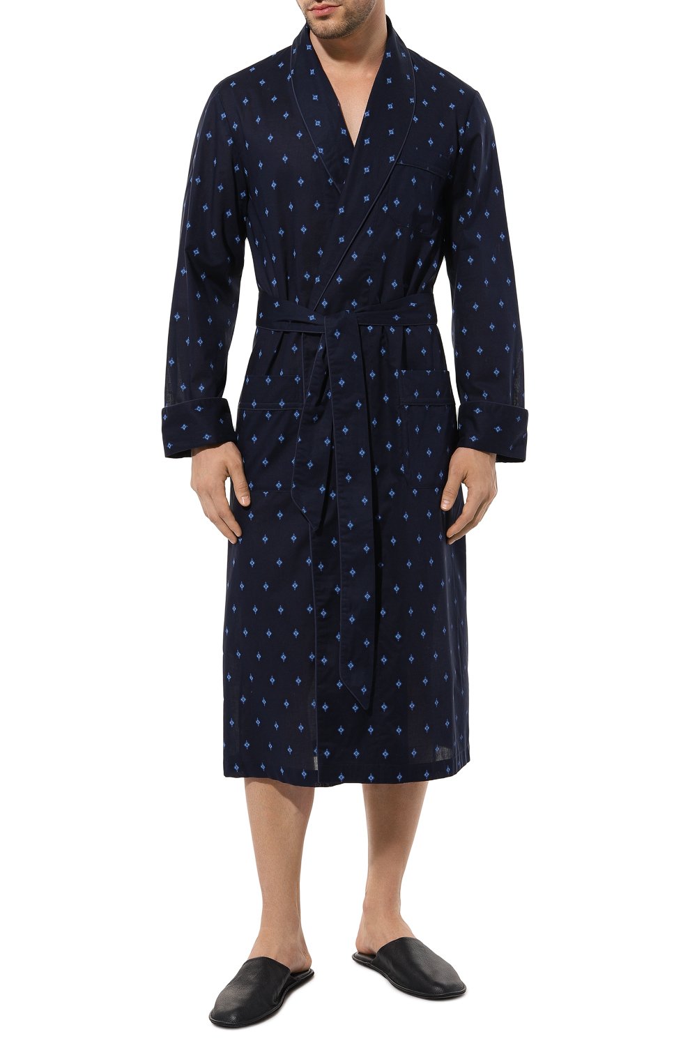 Хлопковый халат DEREK ROSE, арт. 5505-NELS098, фото 3
